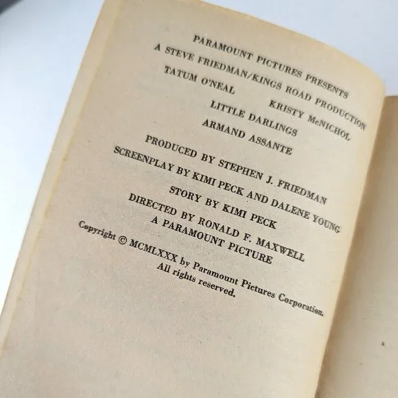 Vintage 80s Little Darlings Movie Novelization Paperback - Picture 8 of 11